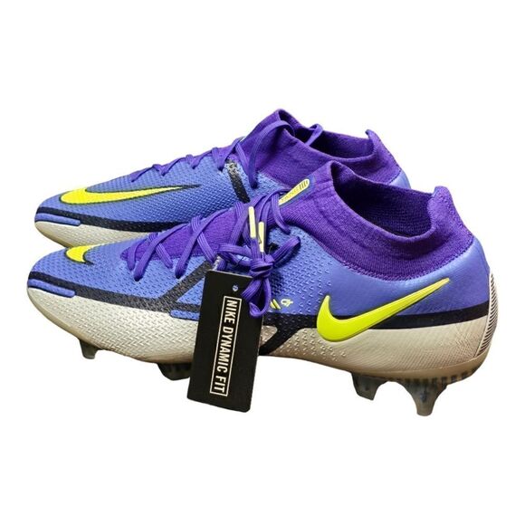 Nike Phantom GT2 Elite DF FG Sapphire Volt Gray Fog CZ9889-570 Men’s Size 13 - Picture 9 of 14